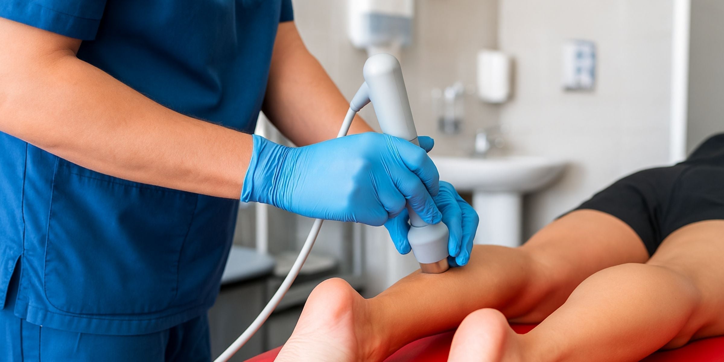 Behandlung der Achillessehne mit Stosswellen