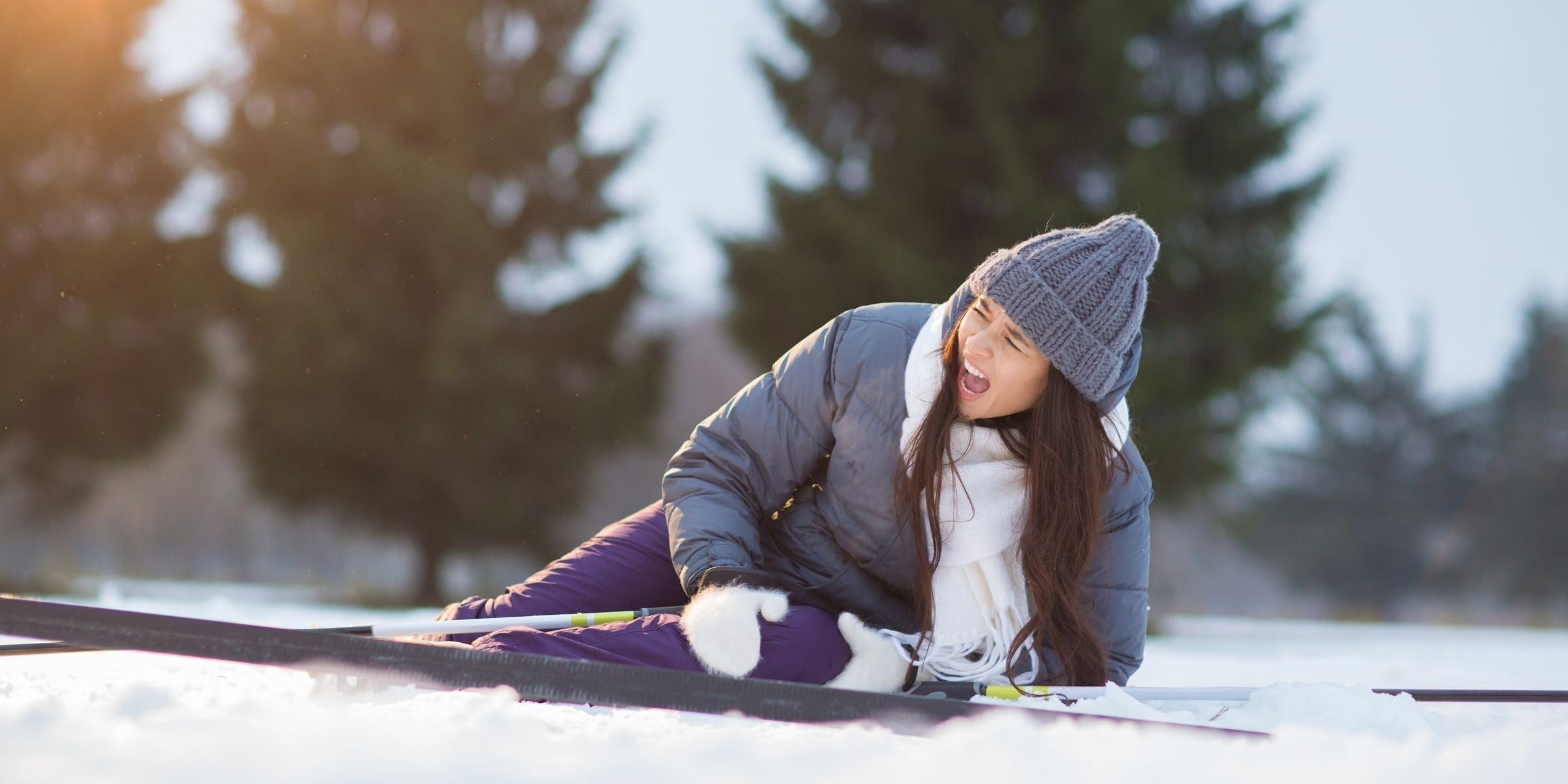 Knieschmerzen beim Skifahren