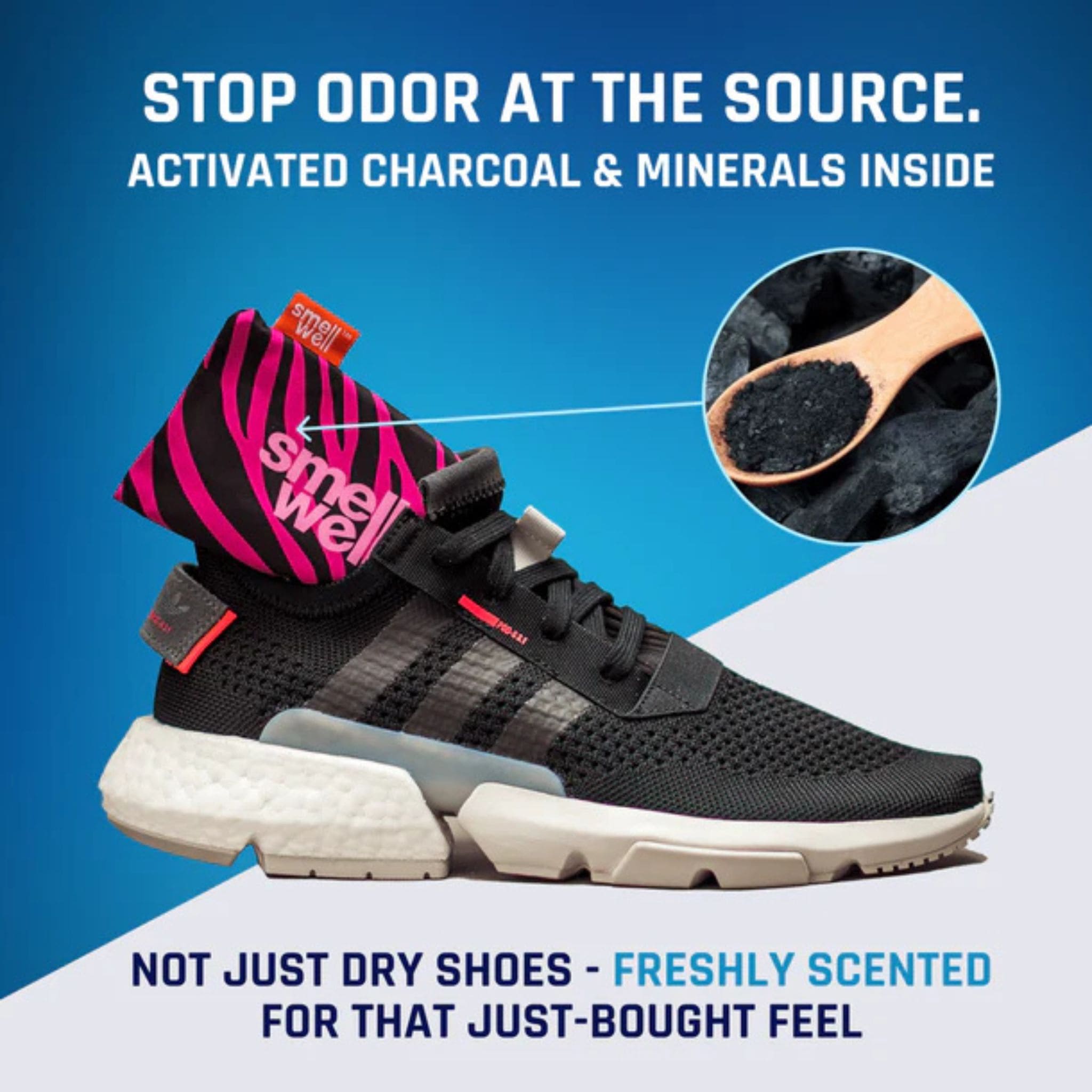 Aktivkohle Duftbeutel für Schuhe