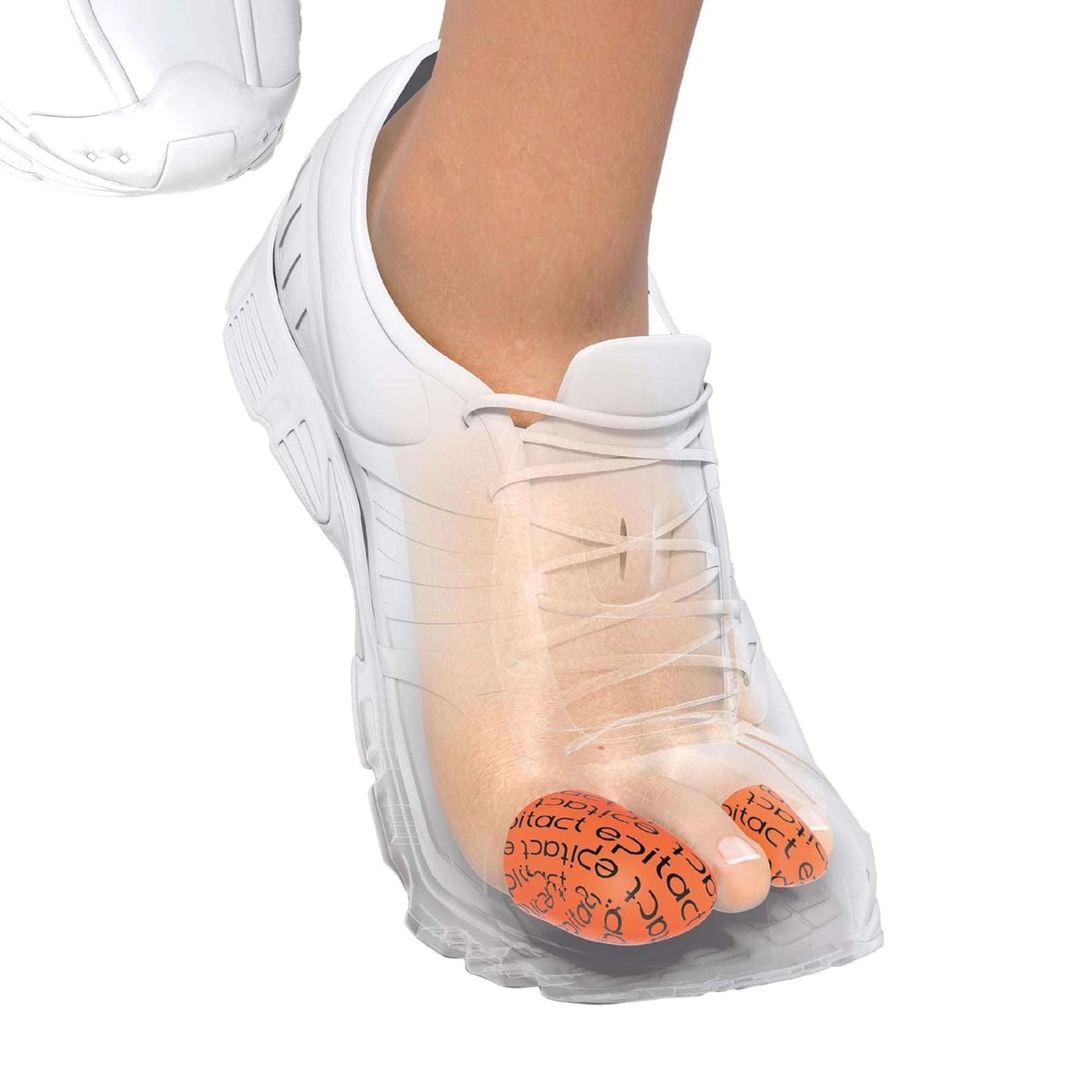 EPITACT® Sport Zehenschutz für blaue Nägel
