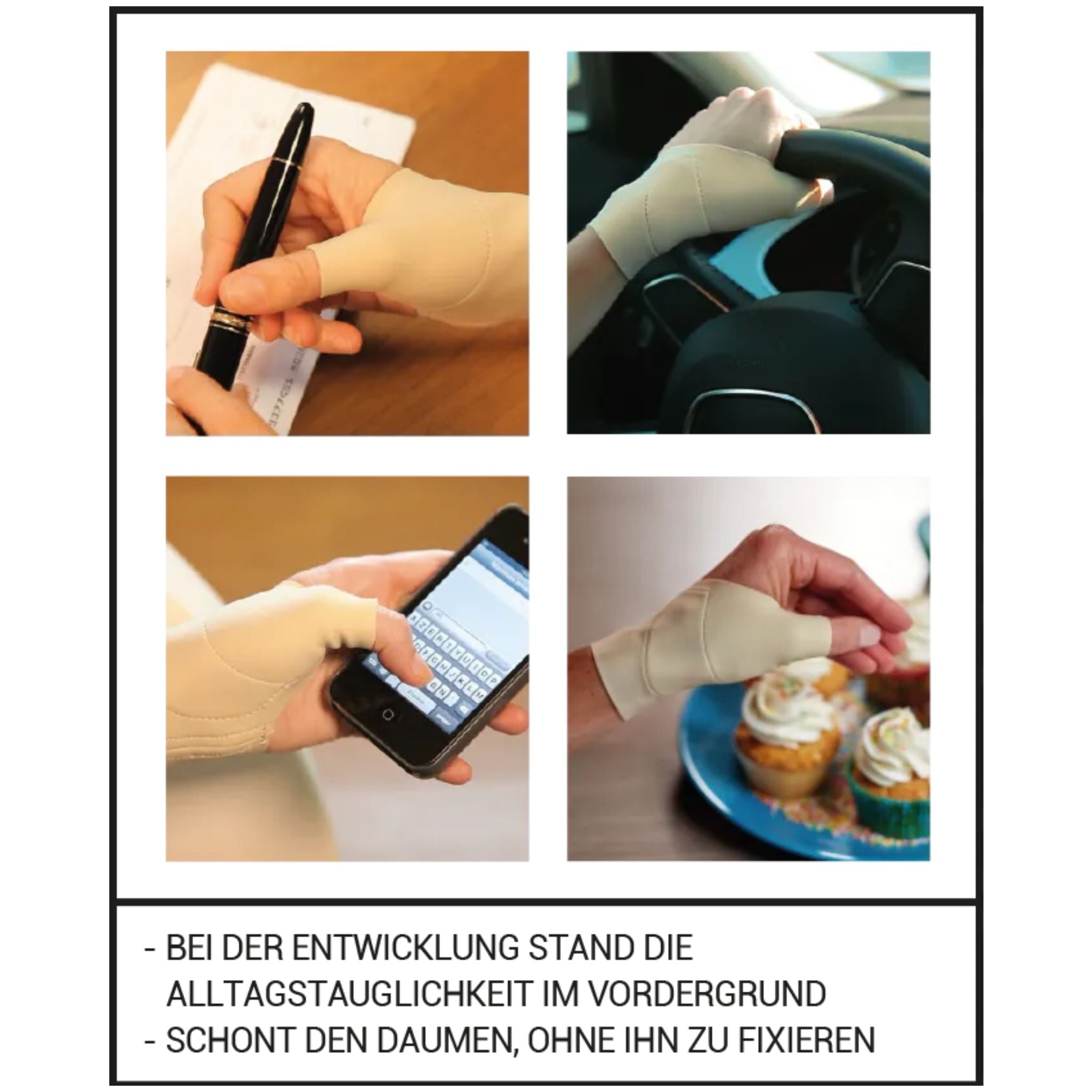 Einsatzmöglichkeiten der Daumenorthese