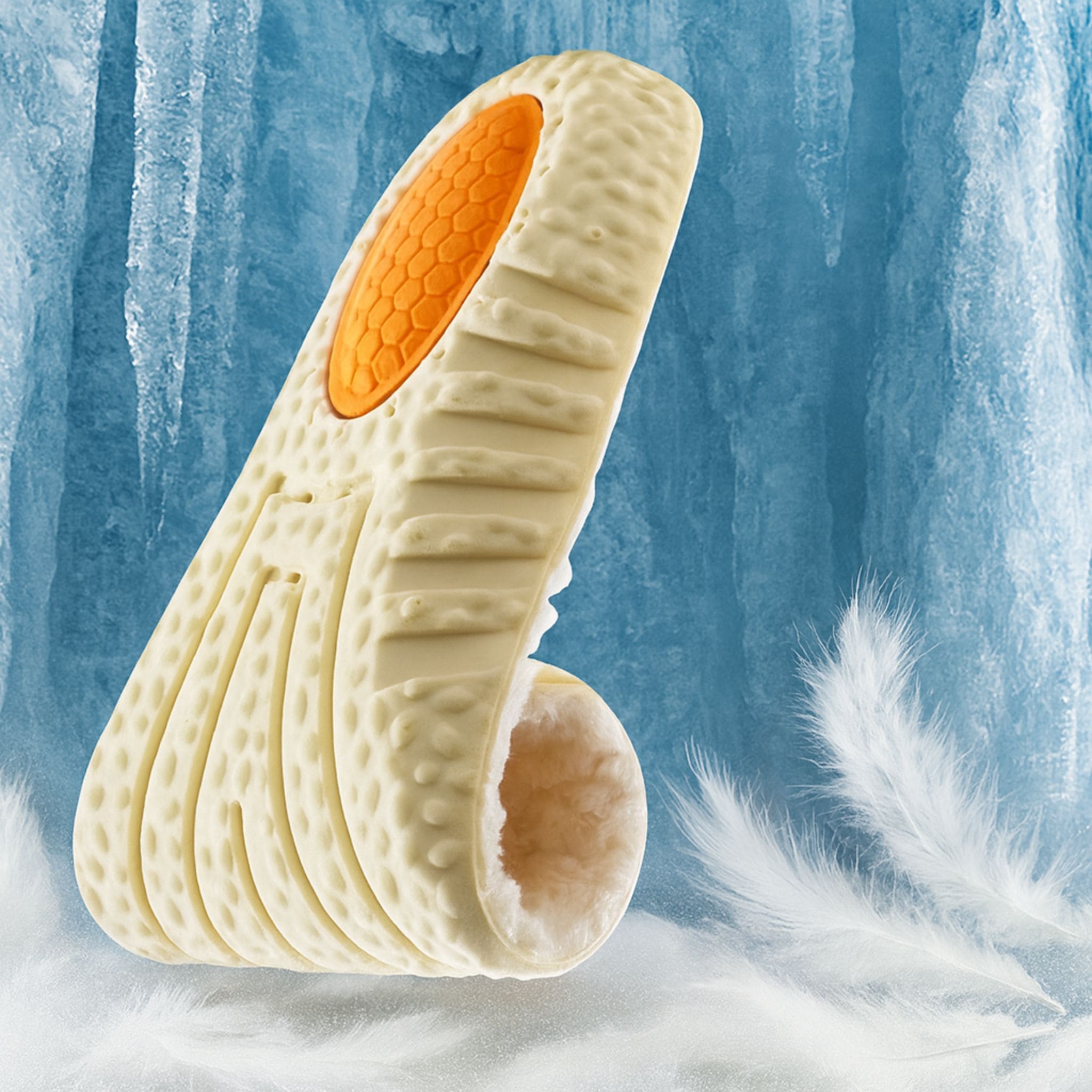 Elastische Wärme-Einlegesohle