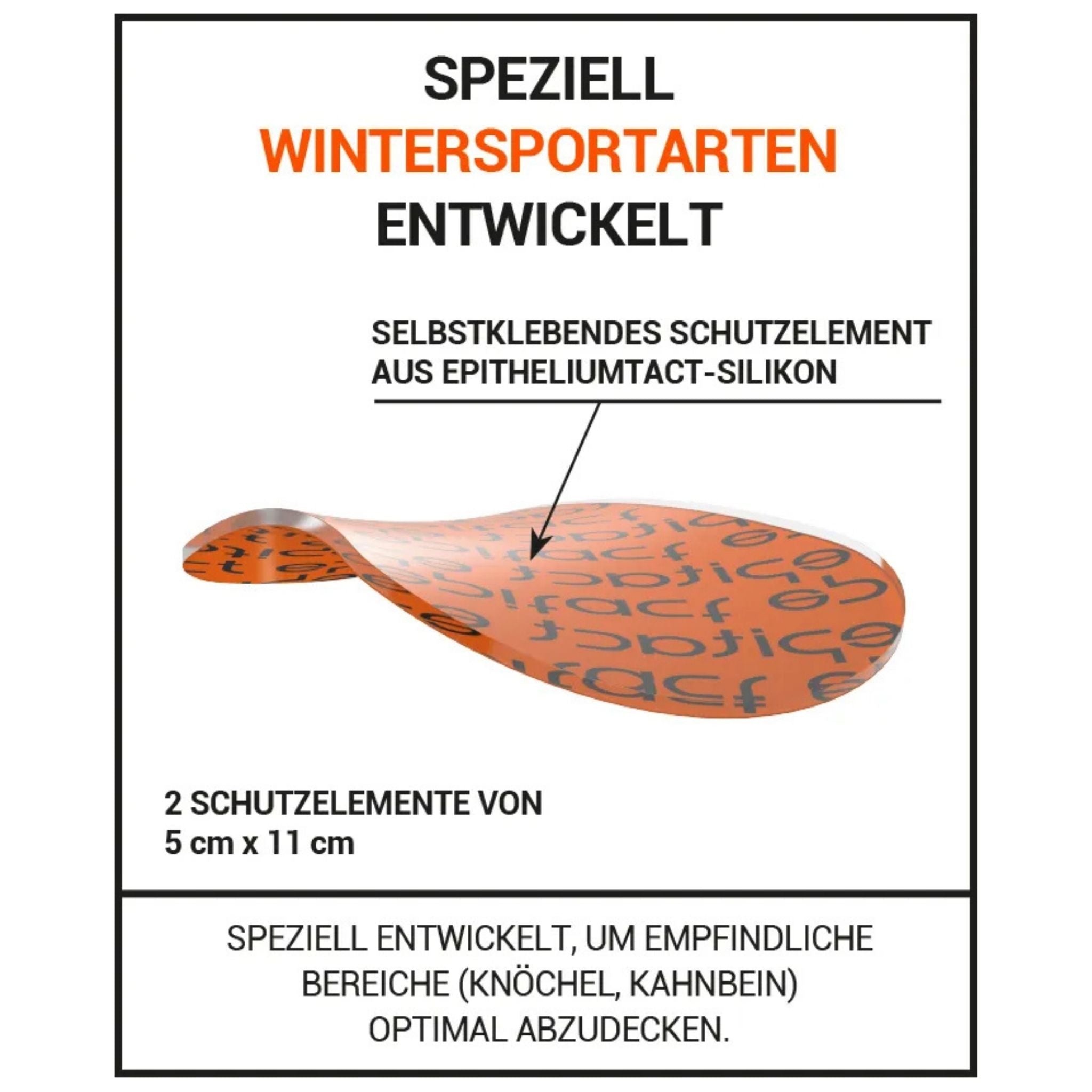 Knöchelpolster Pflaster Gel