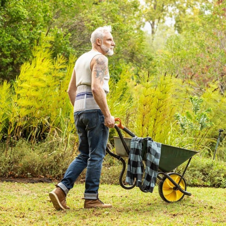 Rücken Stabilisierung Lendenwirbelsäule Bandage
