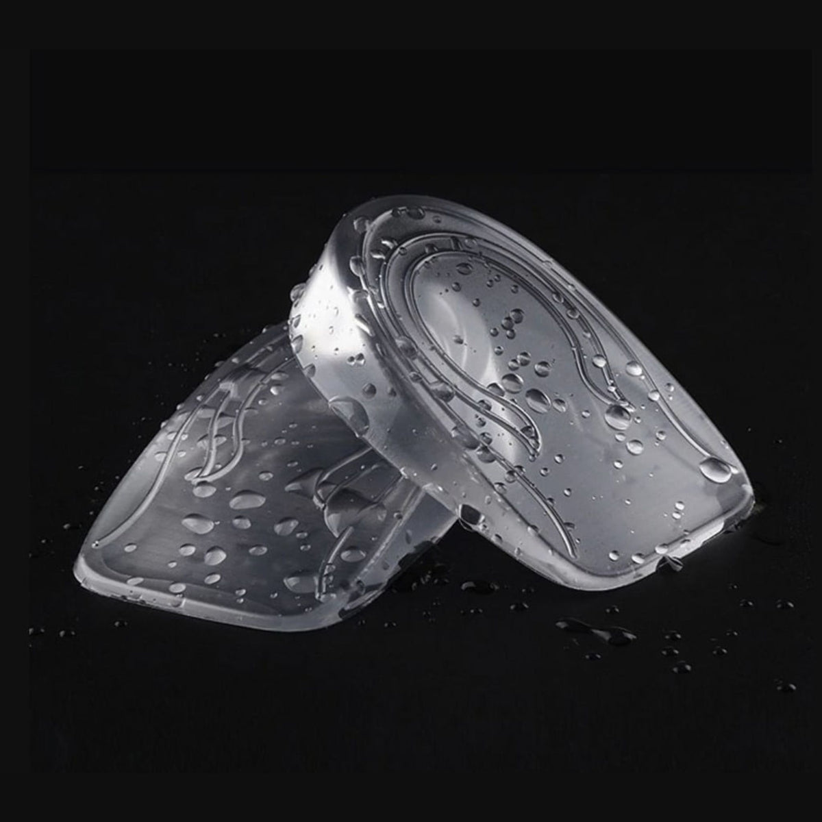 Transparenter Gel-Fersenkeil 2 cm
