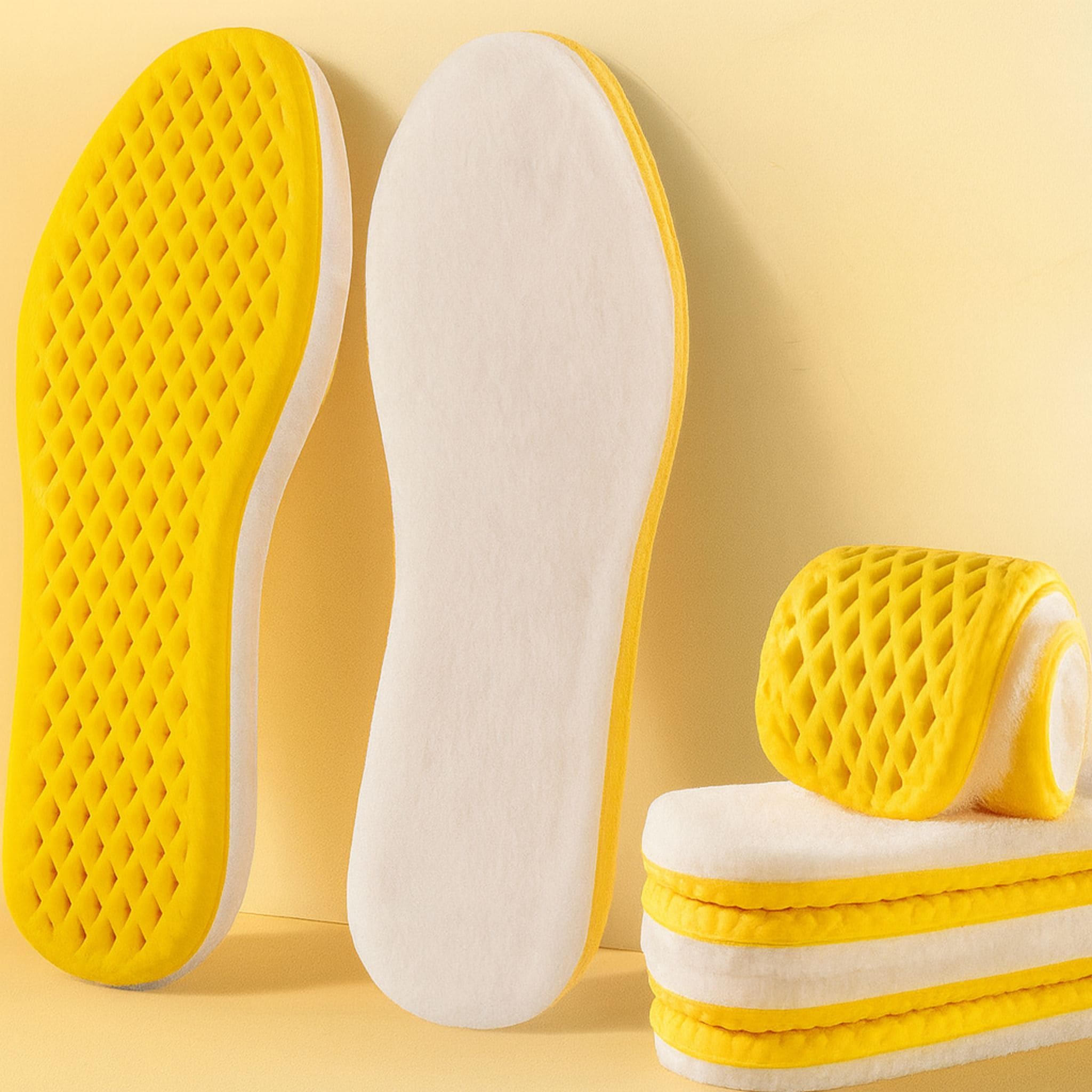 Wärme-Einlegesohle welche Luft durchlässt