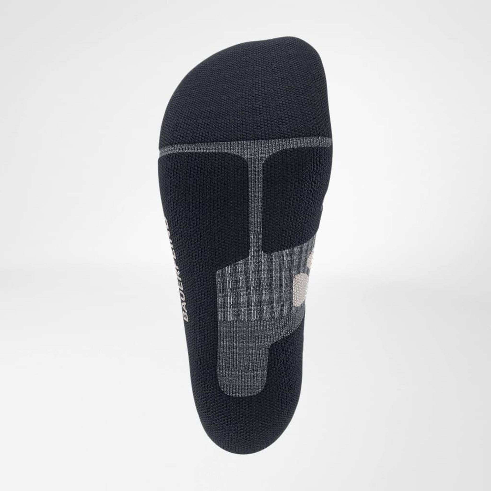 Wandersocke mit Fersenschutz