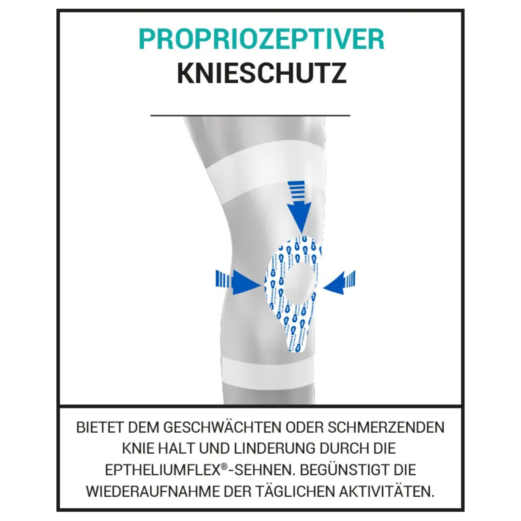 Wirkungsweise der Kniebandage erklärt