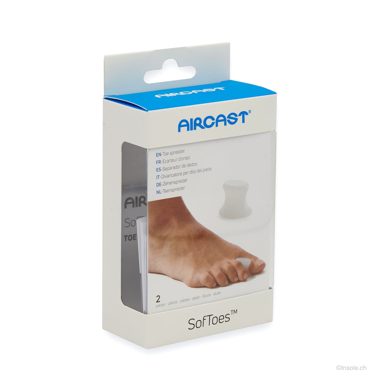 Zehentrenner bei einer Zehenfehlstellung