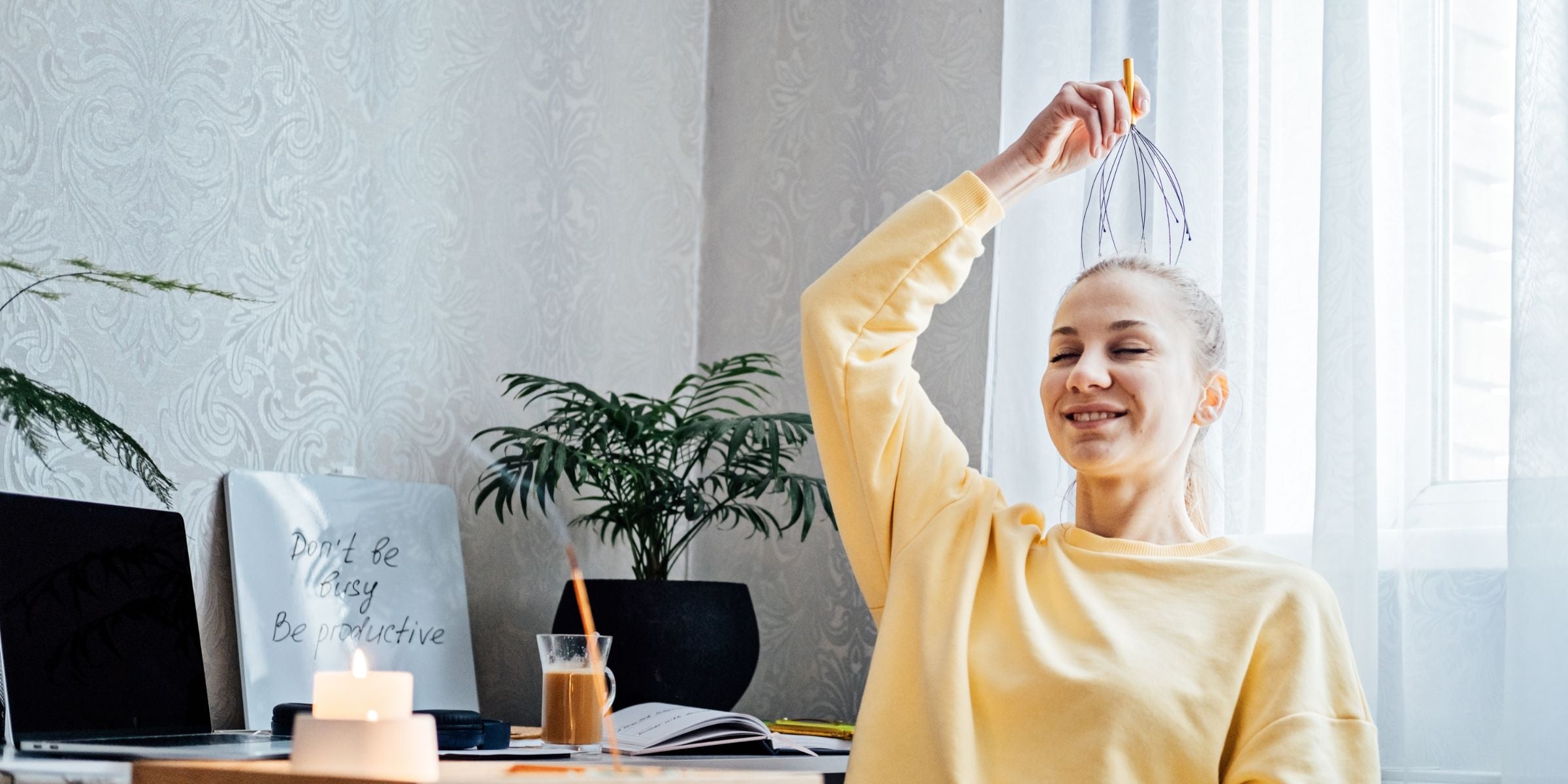 Massage der Kopfhaut