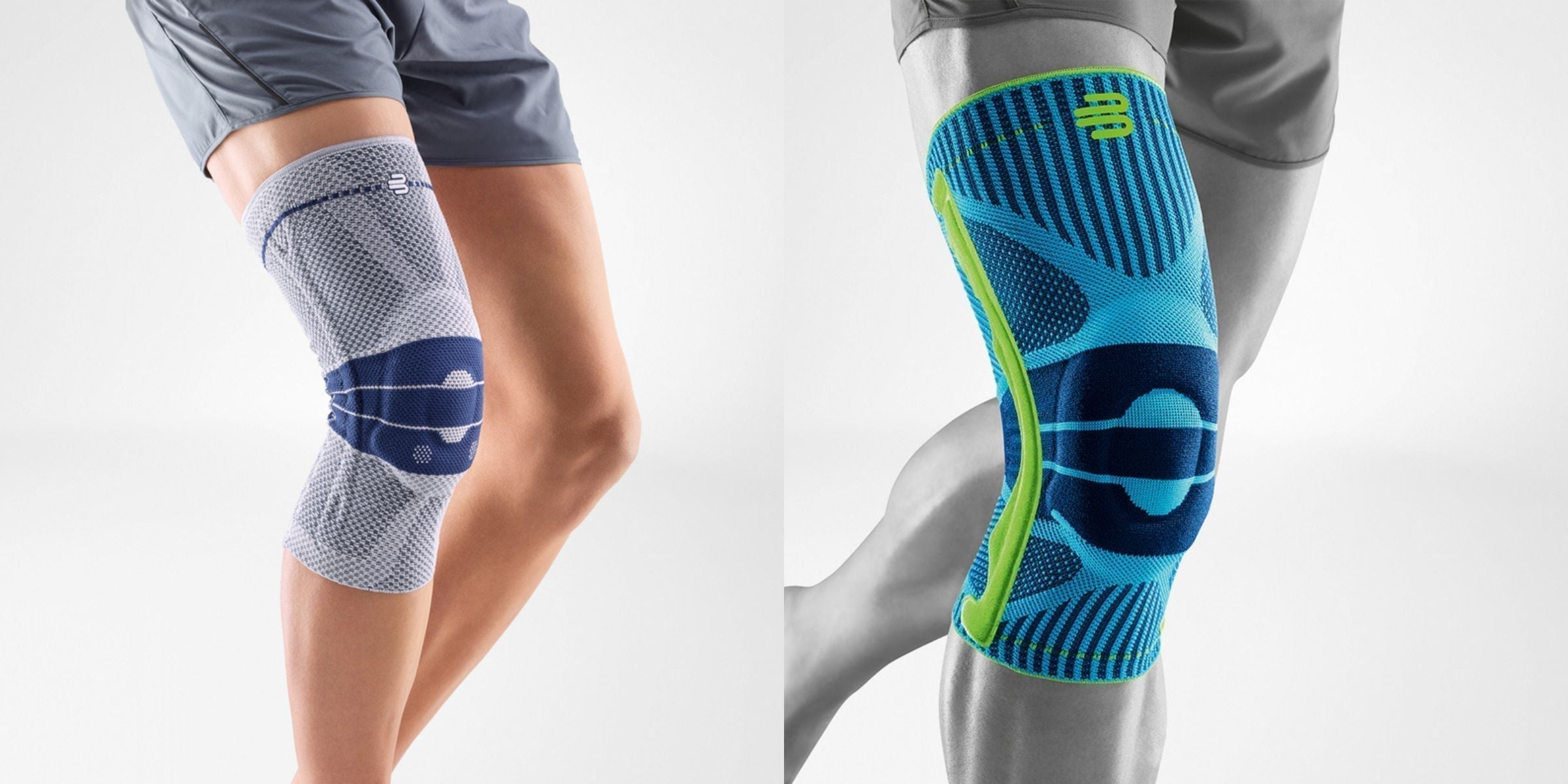 Vergleich Bauerfeind GenuTrain und Knee Support