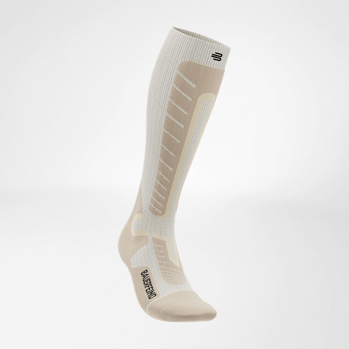 Bauerfeind Ski Alpine Compression Socks Beige