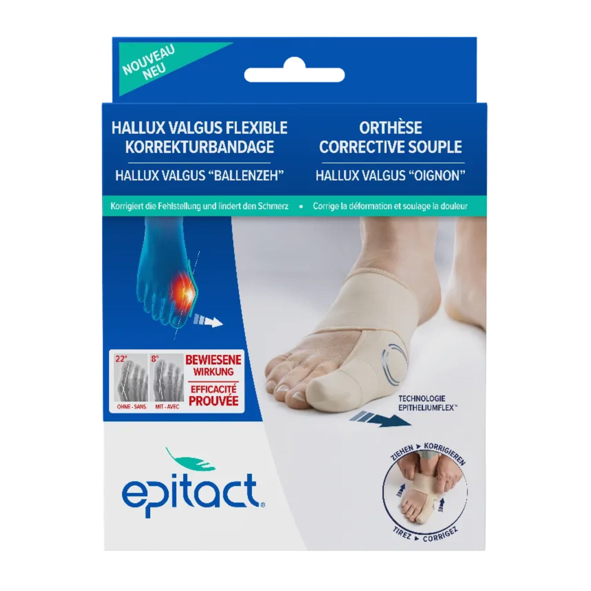 EPITACT® flexible Korrektur-Bandage für den Tag