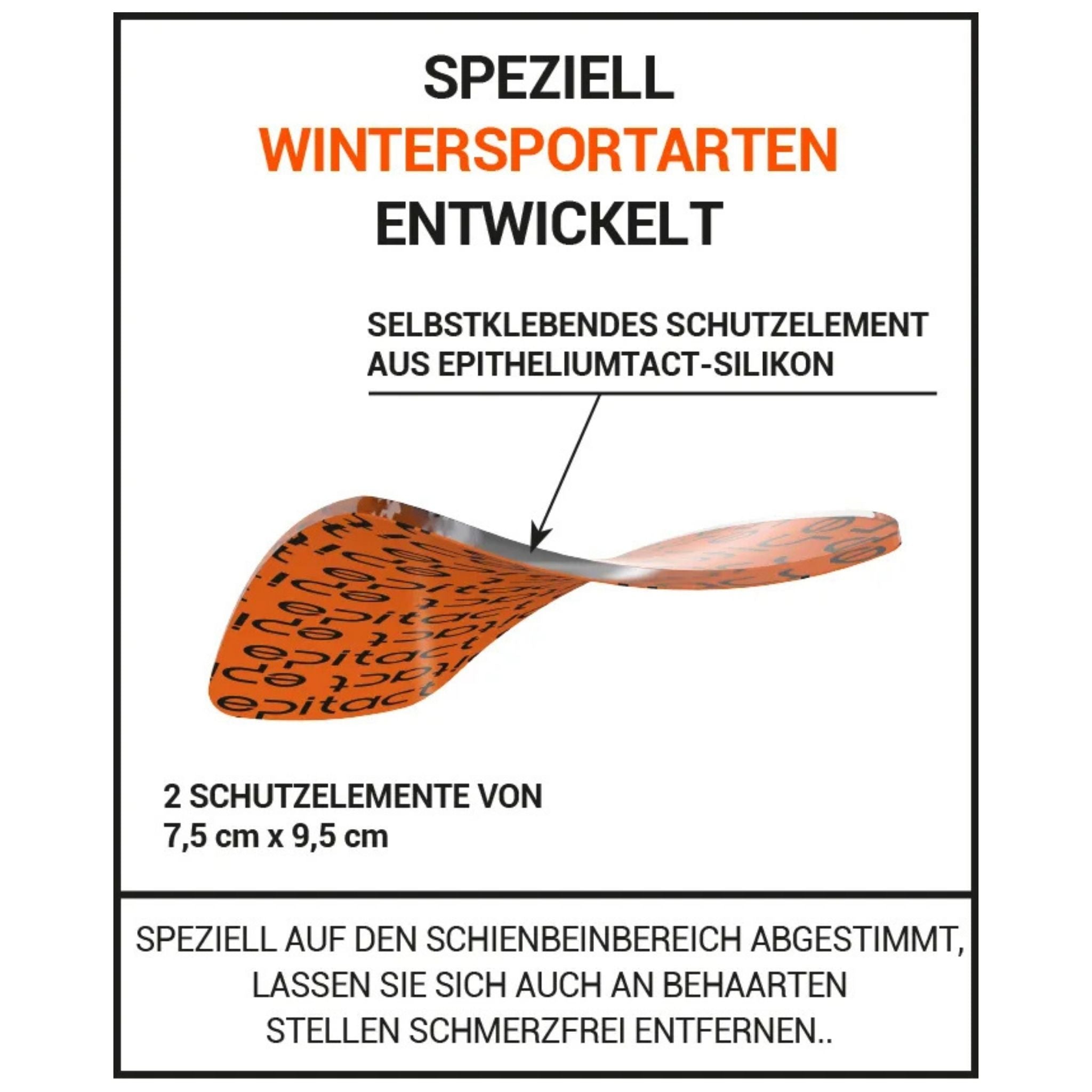 Epitact Sport Schienbeinschutz Detailansicht