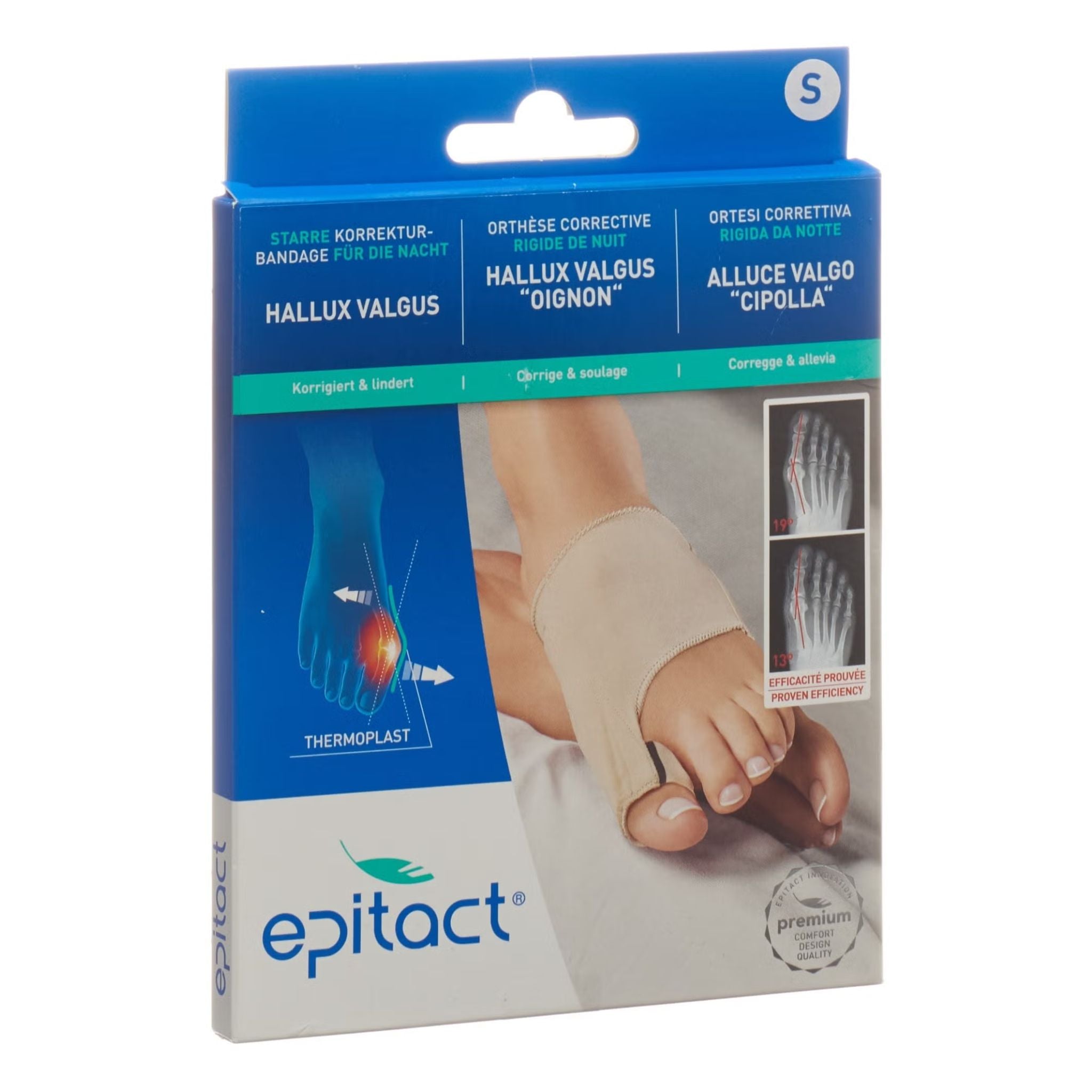 Epitact starre Korrekturbandage Hallux Valgus Nacht