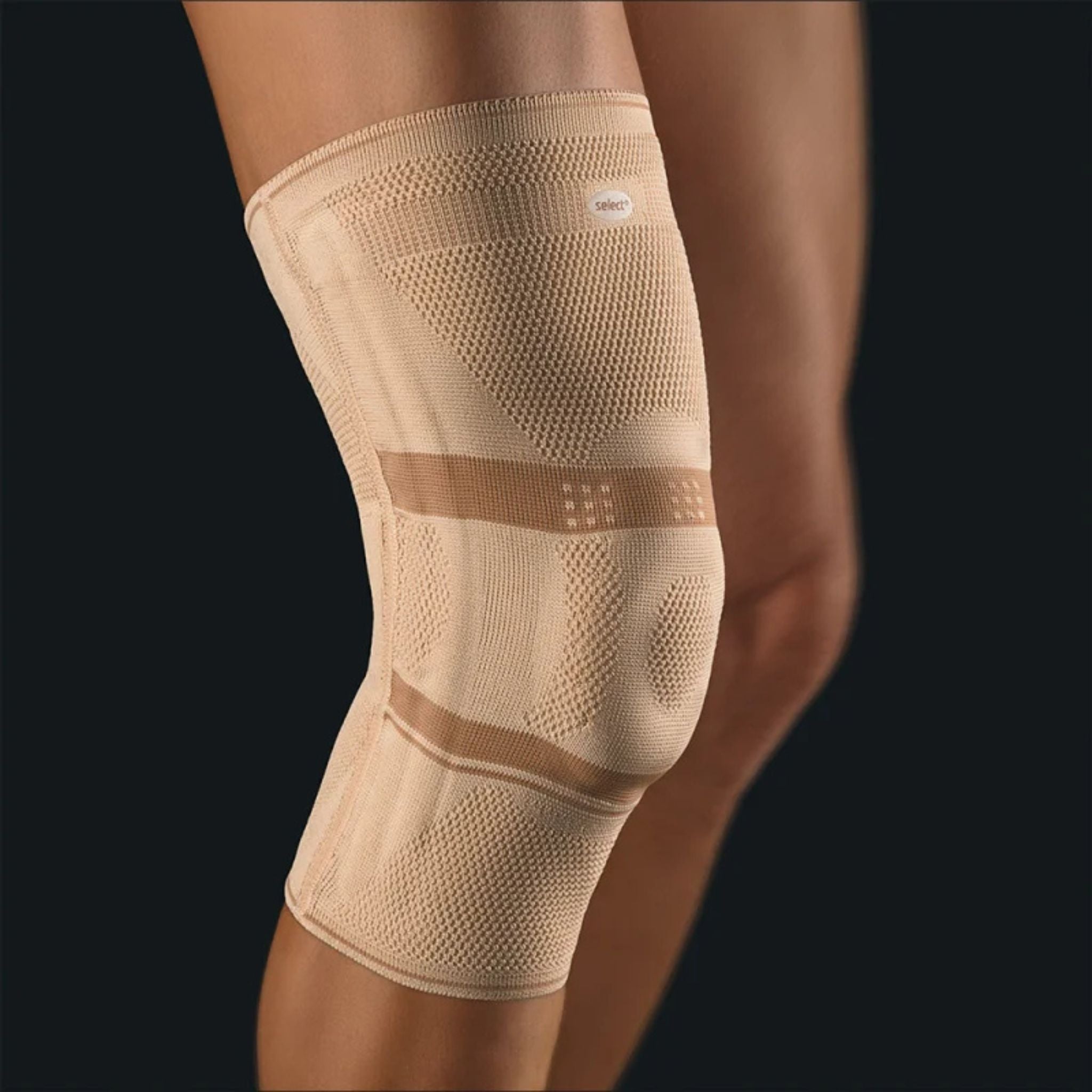 Hautfarbene Kniebandage