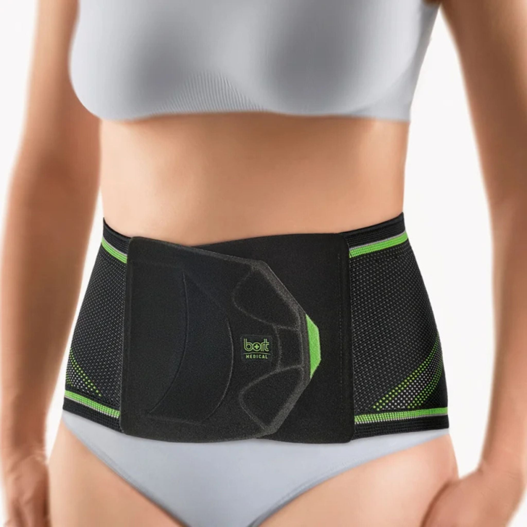 Sportliche Rückenbandage für Frauen