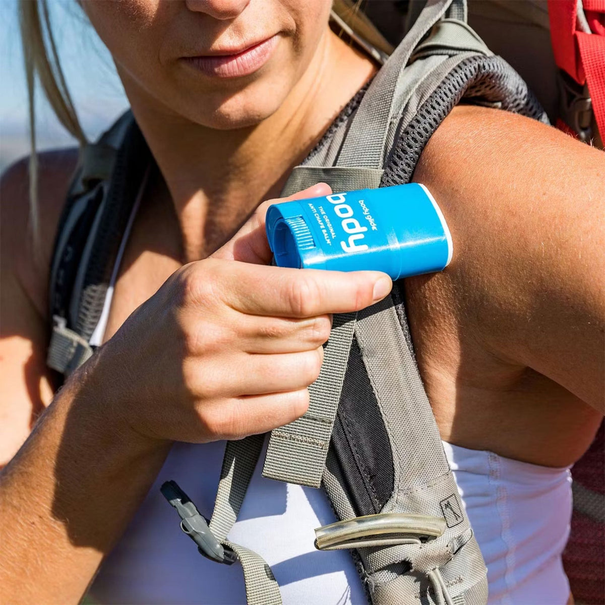 Stick gegen Reibung beim Rucksack