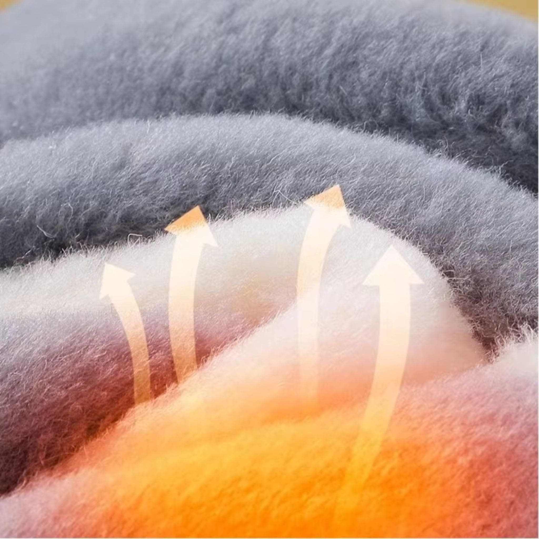 Warmes Woll-Material für Schuheinlagen