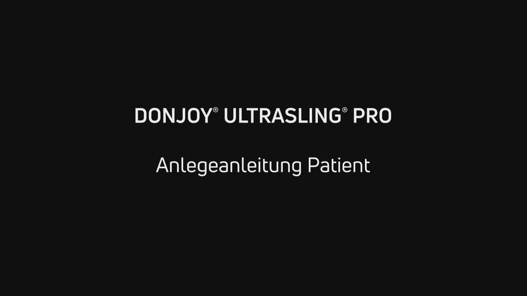 Ultrasling Pro Donjoy Anlegevideo Anleitung