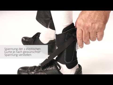 Aircast PodalLib Anziehanleitung