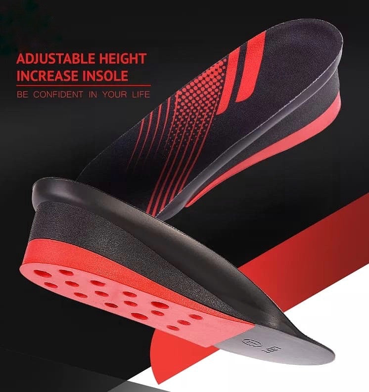 Adjustable height increase insole
