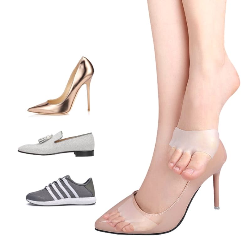 Ballenpolster am Fuss getragen
