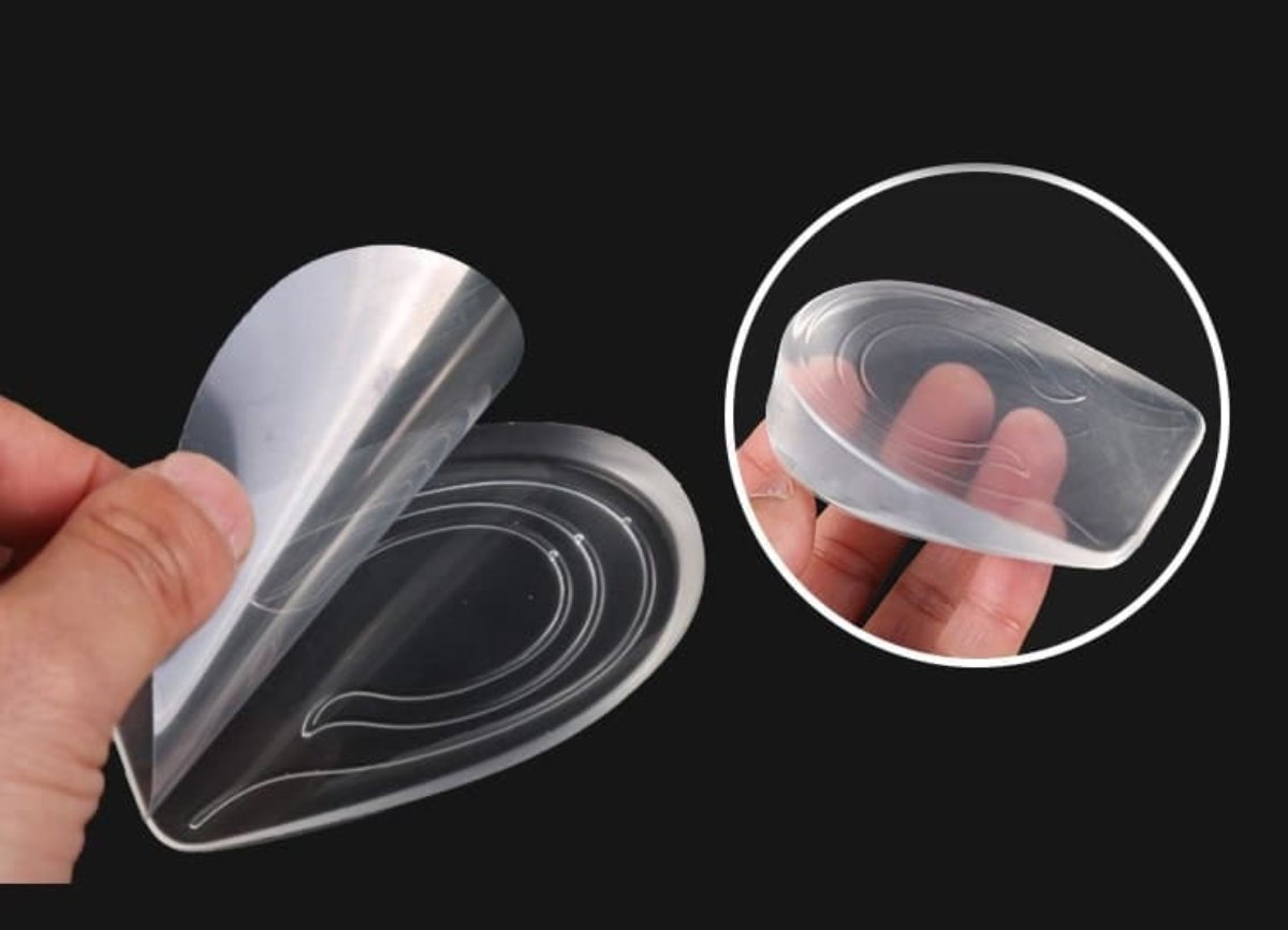 Gel-Fersenkeil 1 cm im Schuh